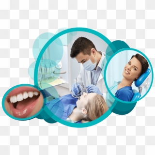 Dentist Treating A Patient - Dentist Png Clipart