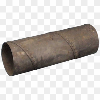 Rolled Steel Pipe Circa - Riveted Pipe Clipart