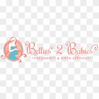 Bellies 2 Babies Birth Services - Calligraphy Clipart