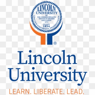 White And Orange - Lincoln University Logo Png Clipart