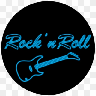 Rock 'n Roll Sign - Circle Clipart
