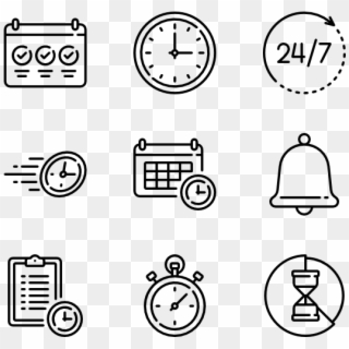 Calendar Icons Planner - Technical Icons Clipart
