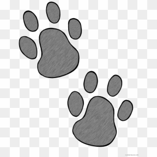 Paw Print - Dog Paw Doodle Png Clipart