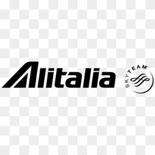 Download - Alitalia Logo Png White Clipart