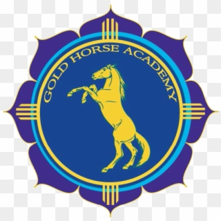 Gold Horse Logo - Emblem Clipart