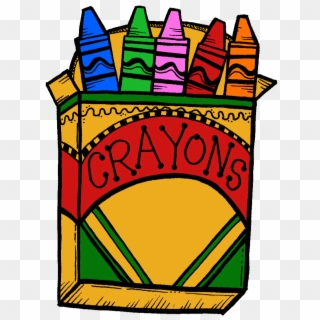 Crayon Box Clip Art - Box Of Crayons Clipart - Png Download