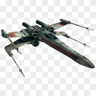 Who Wouldn't Want To Fly In An X-wing Like Luke Skywalker - Star War Spaceship Png Clipart