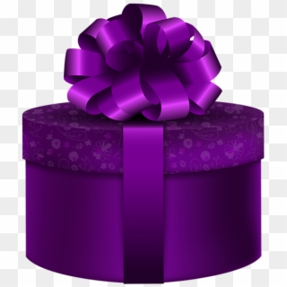 ○••°‿✿⁀boxes‿✿⁀°••○ - Purple Gift Clipart - Png Download