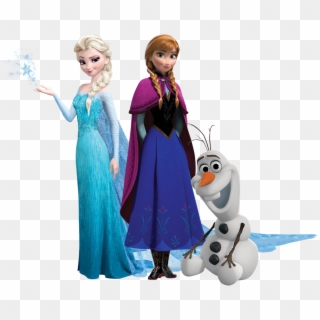 Frozen Trio - Frozen Anna And Elsa Png Clipart