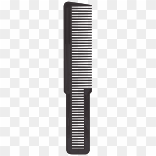 Black Clipper Comb - Flat Top Comb - Png Download