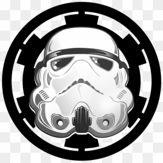 Stormtrooper Art - Google Search - Galactic Empire Logo White Clipart
