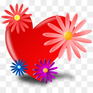 Heart, Flowers, Red, Mothers Day Icon Png Clipart