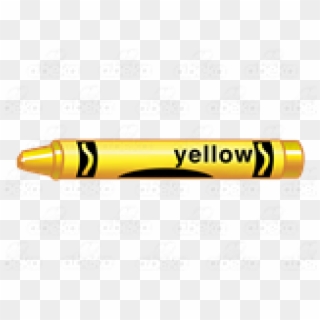 Crayon Clipart Yellow Crayon - Yellow Crayon Clipart - Png Download