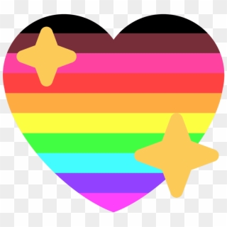 You Can Buy This Set Over Here - Lesbian Flag Heart Emoji Clipart