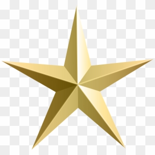 Golden Star Png - Transparent Background Golden Star Png Clipart
