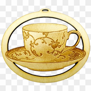 Personalized Teacup Ornament - Teacup Clipart