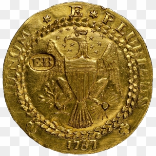 1787 Brasher Doubloon Transparent Background - Old Coin Transparent Background Clipart