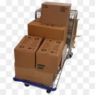 Peel N Stick Poster Of Moving Trolley Delivery Package - We Haul Movers Clipart