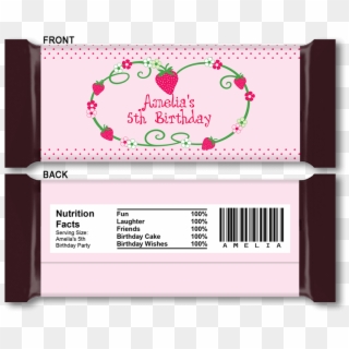 Diy Candy Bar Wrapper Templates Party Favors Chocolate - Diy Chocolate Wrappers Birthday Clipart