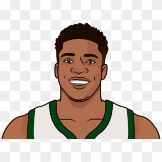 Giannis Antetokounmpo Is The First Player With At Least - Giannis Antetokounmpo Cartoon Clipart