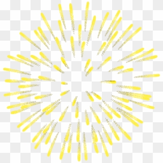 Clipart Fireworks - 5 - 0 - Firework Yellow Png Clip Transparent Png