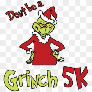 Cropped Cropped Grinch 5k Logo 1 - Christmas Grinch Clipart