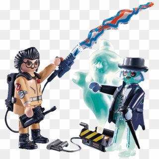 1 Of - Playmobil Ghostbusters Spengler And Ghost Clipart