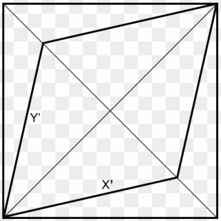 Unit Square And Parallelogram - Triangle Clipart
