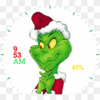 Grinch Watch Face Preview Clipart