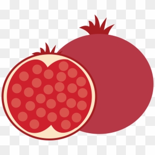 Pomegranate Clipart Free Vector - Free Vector Pomegranate Cartoon - Png Download