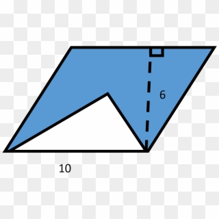 If The Height Of The Triangle Is Half The Height Of - Triangle Clipart