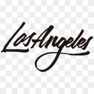 Free Los Angeles Png Clipart - Calligraphy Los Angeles Png Transparent Png