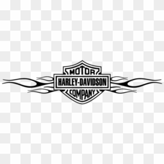 Harley-davidson Logo - Logo Harley Davidson Flamas Clipart