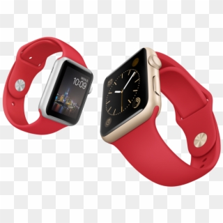 Limited-edition Chinese New Year Apple Watch Shows - Gold Apple Watch With Red Band Clipart