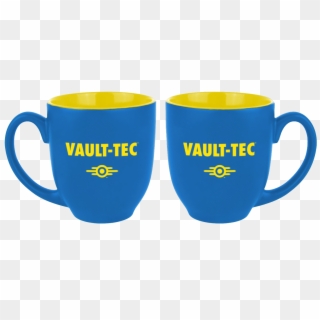 This Oversized Mug Shines In Bright Blue And Features - Vault Tec Mug Clipart