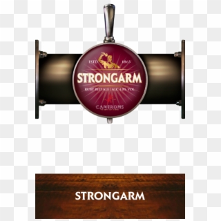 Strongarm - Pump Clip - Camerons Brewery - Poster - Png Download