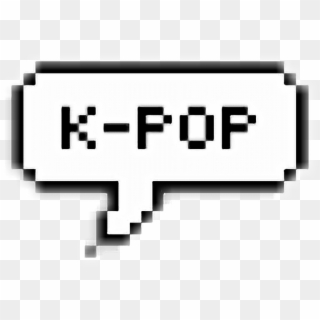 Kpop Sticker - Bts Pixel Speech Bubble Clipart