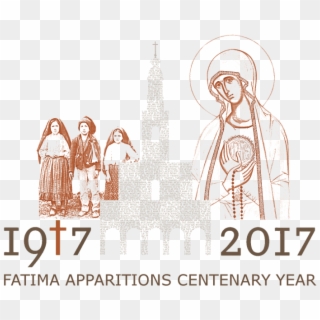 Pope - Fatima 100 Years Logo Clipart