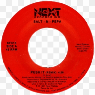 Push It By Salt N Pepa Us Vinyl Single - Circle Clipart
