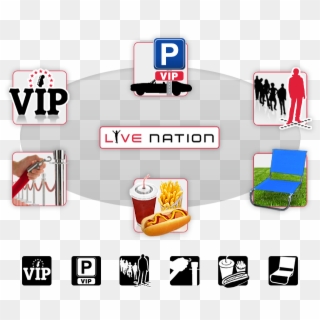 Online & Ticket Icons Clipart