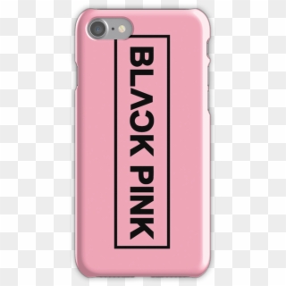 Blackpink Black Logo Iphone 7 Snap Case - Mobile Phone Case Clipart