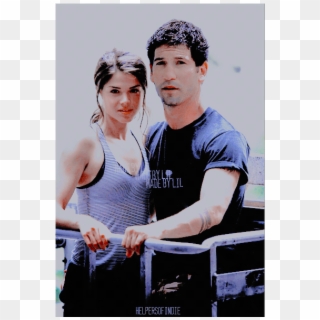 “manip, By Lil, Of Jon Bernthal And Marie Avgeropoulos - Jon Bernthal And Marie Avgeropoulos Clipart