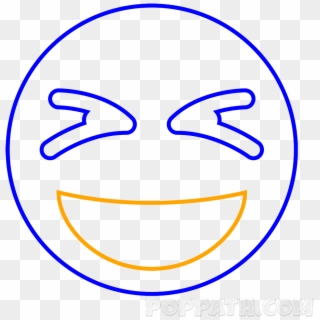 Now Draw An Uneven Upside Down Semi Circle For The - Emoji Clipart