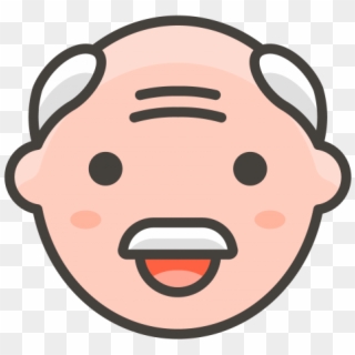 Old Man Emoji - Emoji Orang Tua Clipart