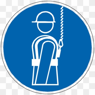 Free Icons Png - Safety Harness Sign Png Clipart