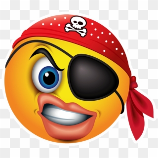 Facebook Pirate Emoji , Png Download Clipart