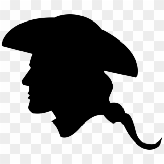 Us Revolutionary War Soldier - Side Of Face Silhouette Clipart