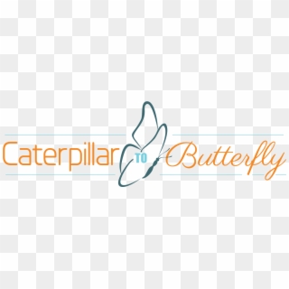 Caterpillar To Butterfly, Llc - Butterfly Caterpillar Logo Clipart