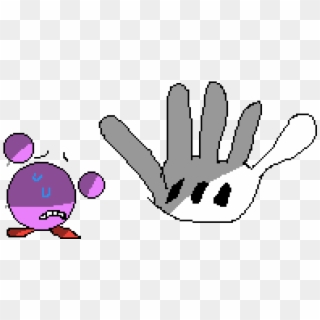 Master Hand Vs Kirby Clipart