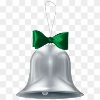 Christmas Silver Bell Transparent Png Clip Art - Portable Network Graphics